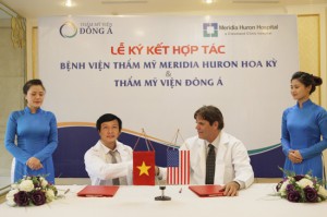 Hợp tác giữa TMV Đông Á và BVTM Meridia Huron Hoa Kỳ
