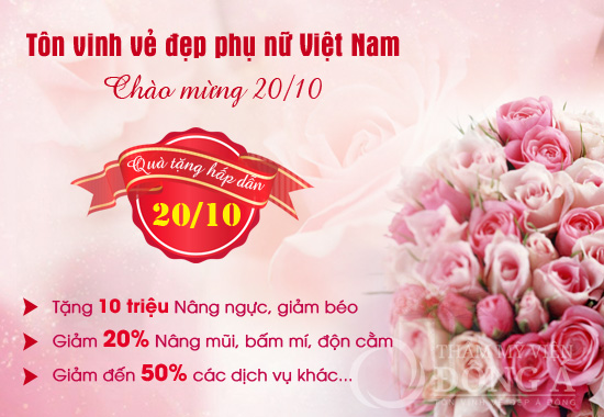 Quà tặng hấp dẫn 20/10 - Tôn vinh vẻ đẹp phụ nữ Việt Nam