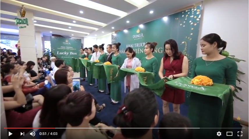 Khai trương chuỗi hệ thống thẩm mỹ viện Đông Á – Chi nhánh Vinh