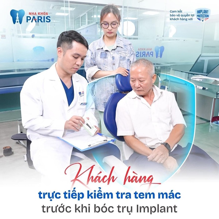 Khách hàng yên tâm lựa chọn địa chỉ nha khoa Paris